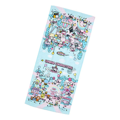 Sanrio Face Towel Fantasy Trip with Characters Soft Cotton 878367- Japan Figure Store - #1 Bring To You The Best Japanese Goods