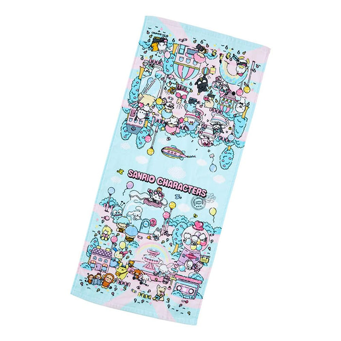 Sanrio Face Towel Fantasy Trip with Characters Soft Cotton 878367- Japan Figure Store - #1 Bring To You The Best Japanese Goods