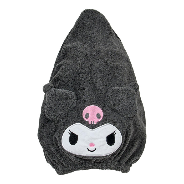 Sanrio Kuromi Face-Shaped Cap Towel for Adults Polyester Blend