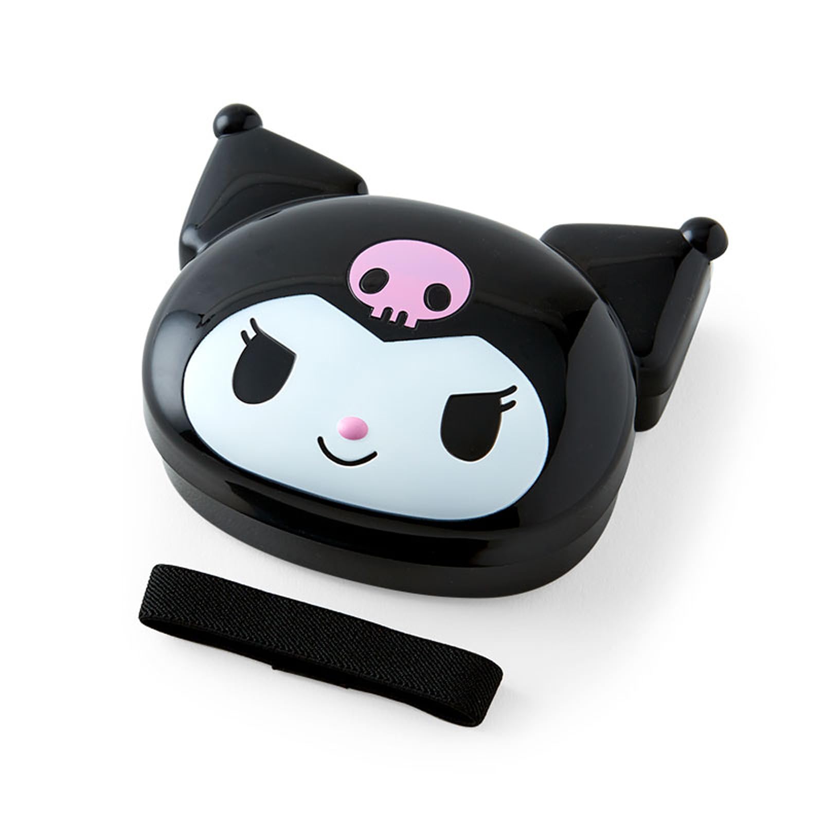 Sanrio Kuromi Face-Shaped Lunch Box Microwave Safe Bento 631477
