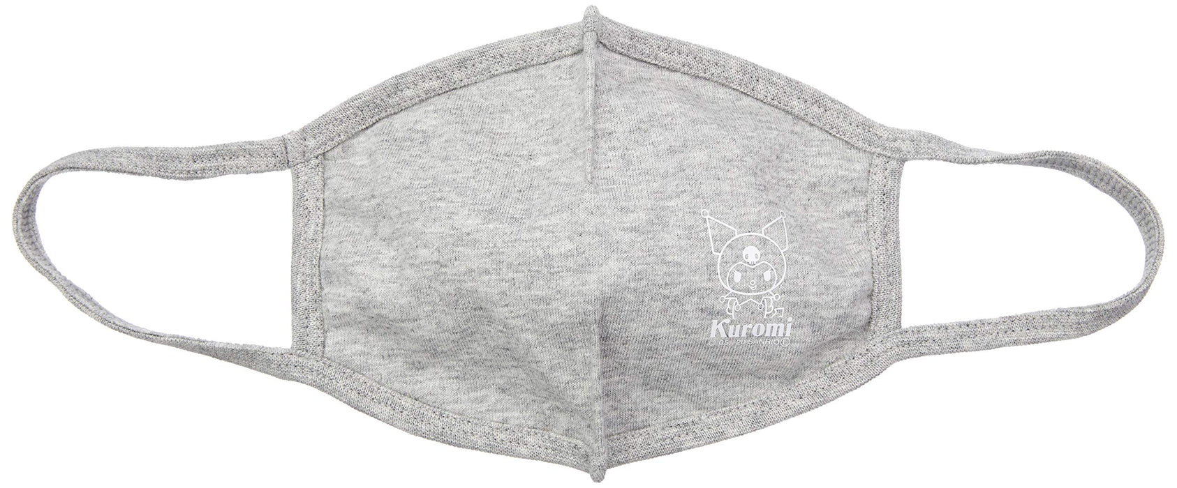 Sanrio Kuromi Fashion Mask Ku-Msk03 Gray Breathable Reusable Stylish Mask- Japan Figure Store - #1 Bring To You The Best Japanese Goods