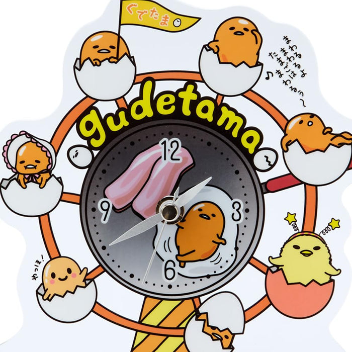 Sanrio Gudetama Land Acrylic Stand Clock Collectible 256412- Japan Figure Store - #1 Bring To You The Best Japanese Goods