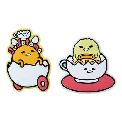 Sanrio Gudetama Clip Set of 2 - Cute Gudetama Land Design Clips- Japan Figure Store - #1 Bring To You The Best Japanese Goods