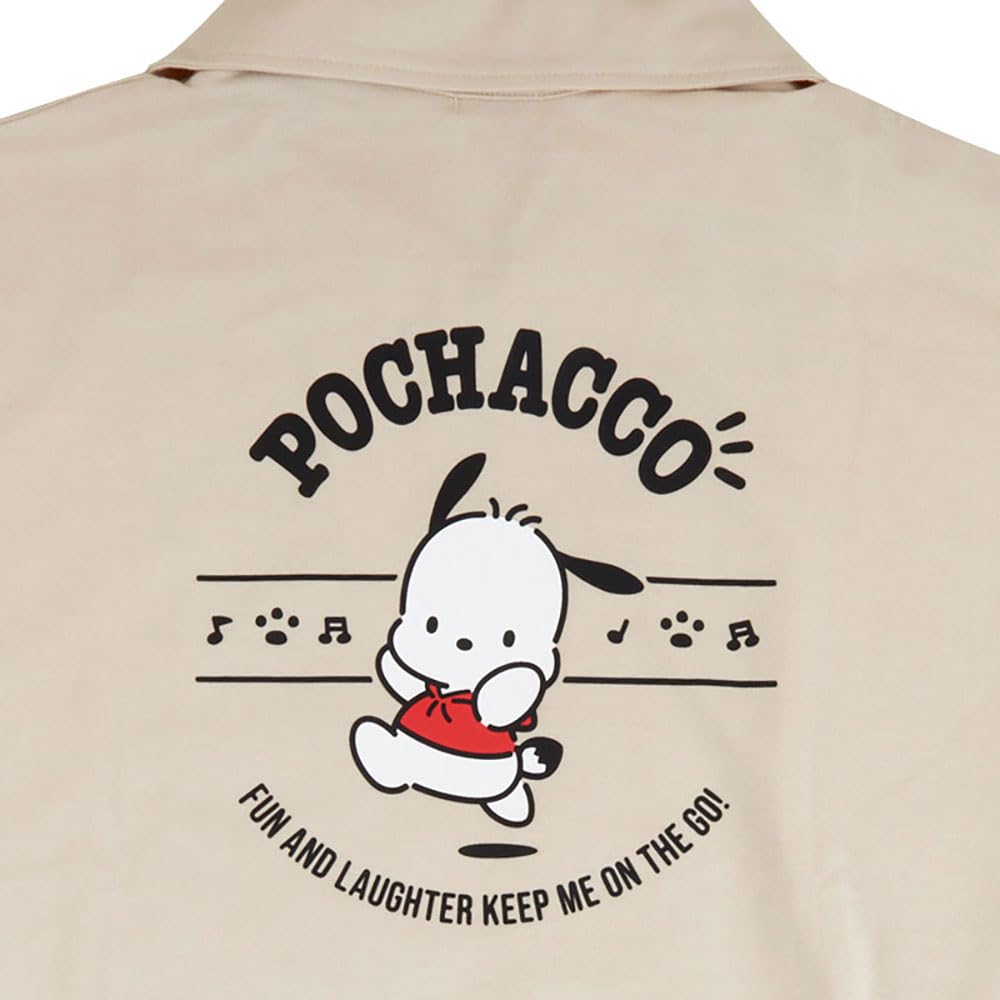 Sanrio Pochacco Half Zip Sweatshirt Trainer - Cozy and Stylish- Japan Figure Store - #1 Bring To You The Best Japanese Goods