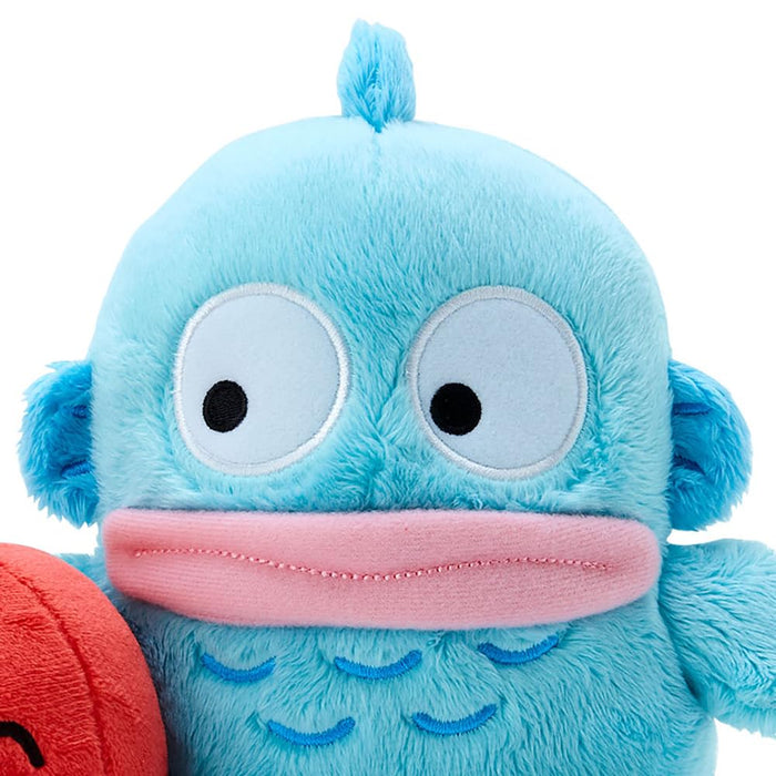 Sanrio Hangyodon Large Plush Toy The Usual Couple Fish 16cm x 18cm x 12cm