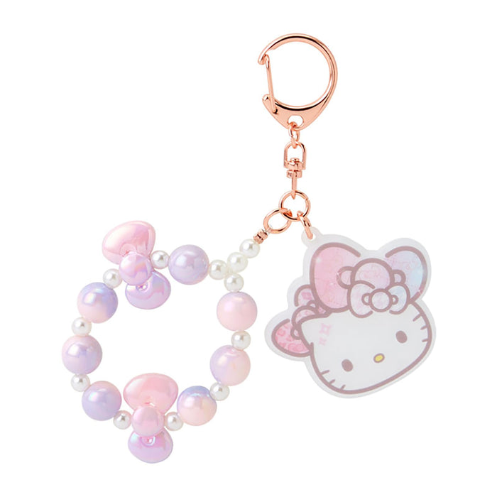 Sanrio Hello Kitty Fashionable Ribbons 50th Birthday Keychain 323608