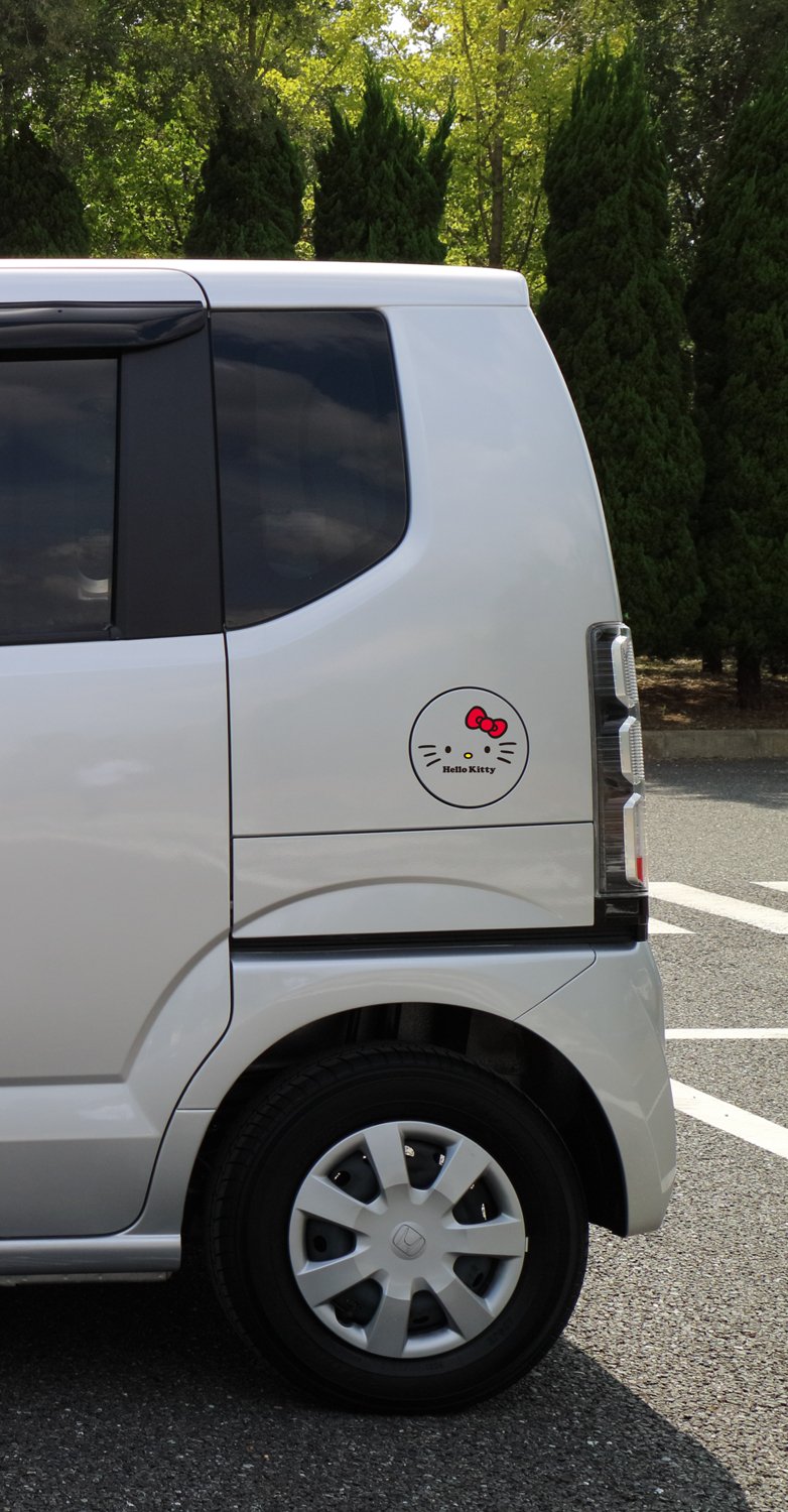 Sanrio Hello Kitty Black Decoration Sticker Krss-92283- Japan Figure Store - #1 Bring To You The Best Japanese Goods