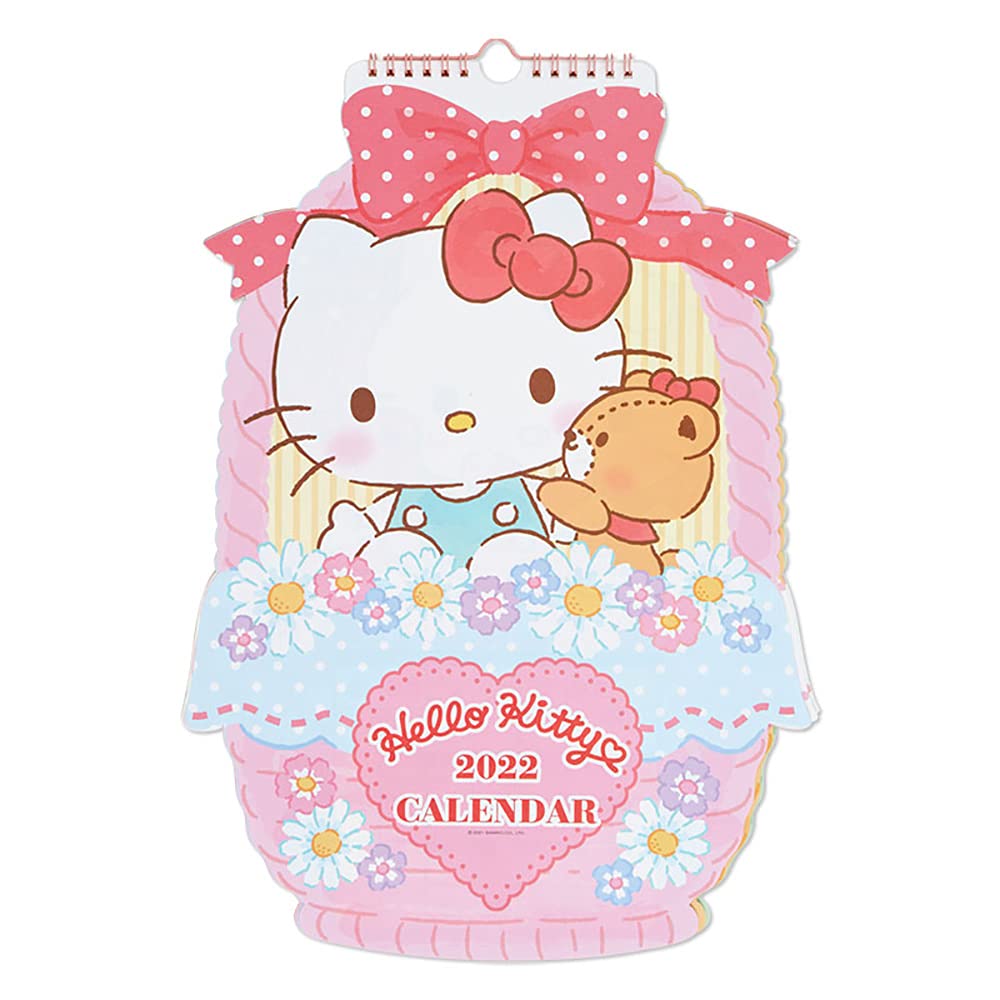 Sanrio Hello Kitty 2022 Die-Cut Calendar - Cute and Collectible Decor- Japan Figure Store - #1 Bring To You The Best Japanese Goods