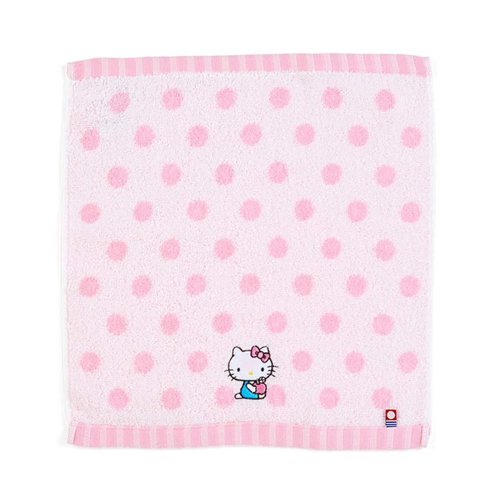 Sanrio Hello Kitty Imabari Hand Towel Dots Pattern 422649- Japan Figure Store - #1 Bring To You The Best Japanese Goods