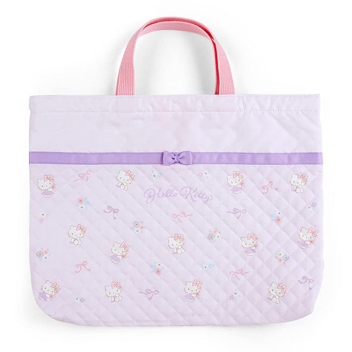 Sanrio Hello Kitty Quilted Lesson Bag 42x4x30 Cm Cotton/Polyester- Japan Figure Store - #1 Bring To You The Best Japanese Goods