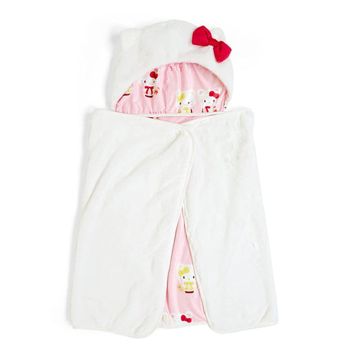 Sanrio Hooded Blanket Hello Kitty Birthday Series 2022 120x10x97 Cm- Japan Figure Store - #1 Bring To You The Best Japanese Goods