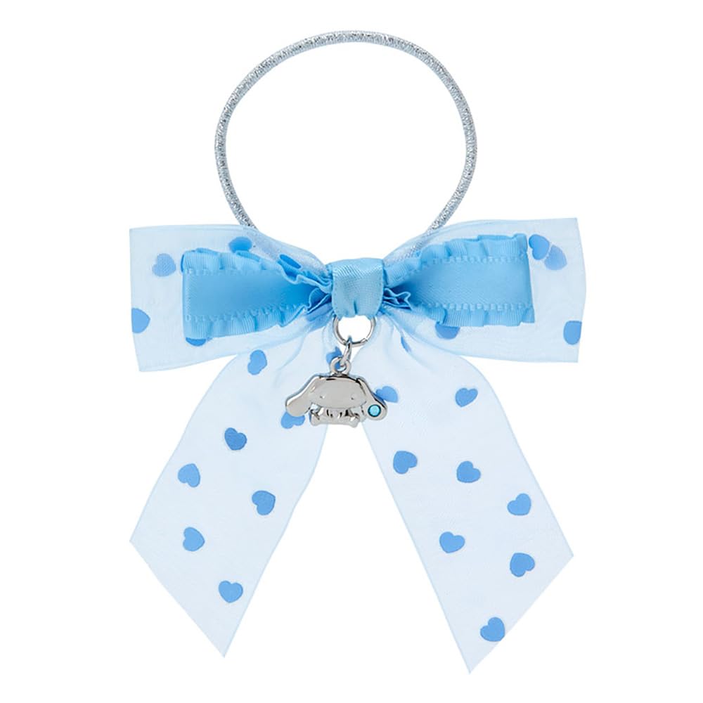Sanrio Cinnamoroll Kids Organza Ribbon Ponytail Holder - 8 x 8 x 0.8 cm- Japan Figure Store - #1 Bring To You The Best Japanese Goods