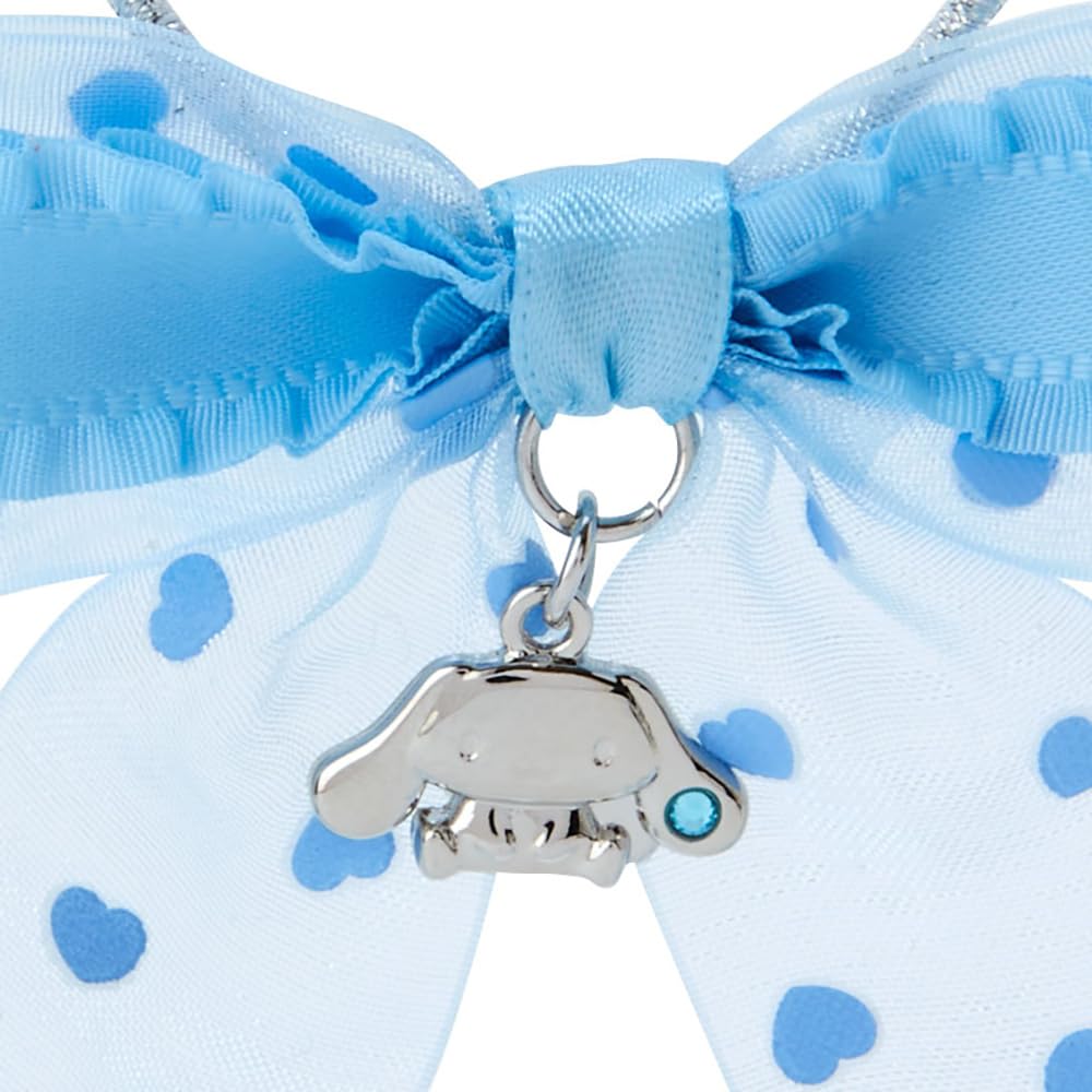 Sanrio Cinnamoroll Kids Organza Ribbon Ponytail Holder - 8 x 8 x 0.8 cm- Japan Figure Store - #1 Bring To You The Best Japanese Goods