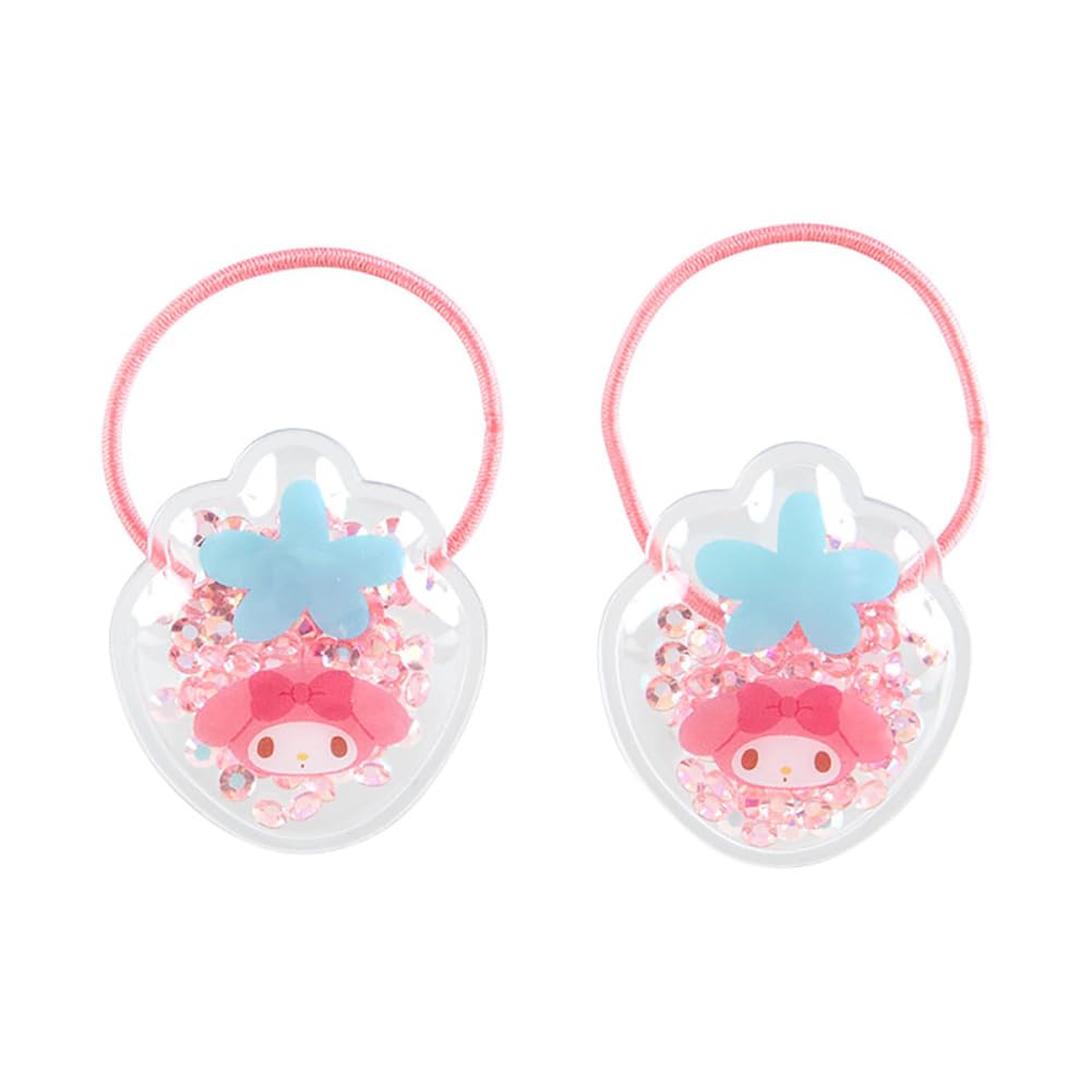 Sanrio My Melody Shaka Shaka Ponytail Holder Set of 2 - Kids Accessories- Japan Figure Store - #1 Bring To You The Best Japanese Goods