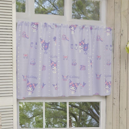 Sanrio Kuromi Cafe Curtain 145x70cm Heat Insulating Privacy Small Window Curtain- Japan Figure Store - #1 Bring To You The Best Japanese Goods