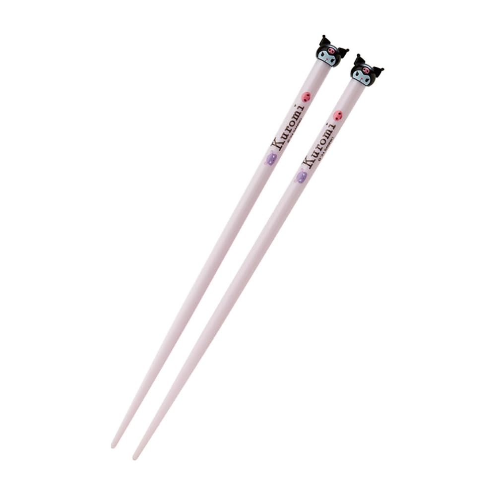 Sanrio Kuromi Chopsticks with Mascot 21cm x 2.4cm x 1cm- Japan Figure Store - #1 Bring To You The Best Japanese Goods