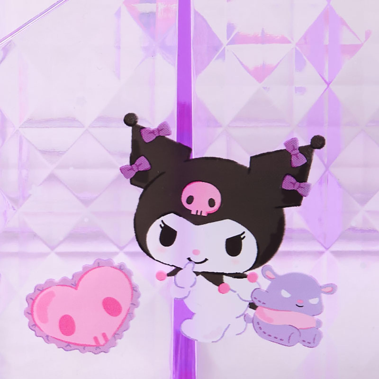 Sanrio Kuromi Cosmetic Organizer 115959 Portable Makeup Storage Box