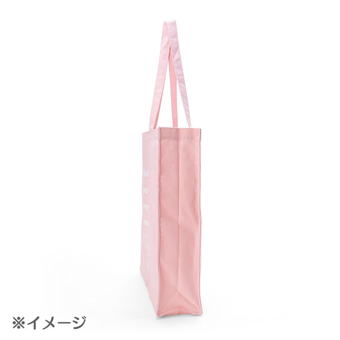 Sanrio Kuromi Cotton Tote Bag Handbag 40x36x10cm Character Pattern- Japan Figure Store - #1 Bring To You The Best Japanese Goods
