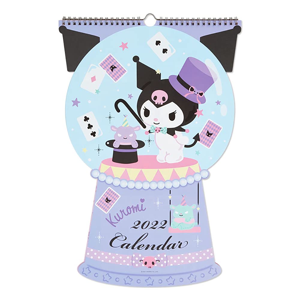 Sanrio Kuromi Die-Cut 2022 Calendar 748757- Japan Figure Store - #1 Bring To You The Best Japanese Goods