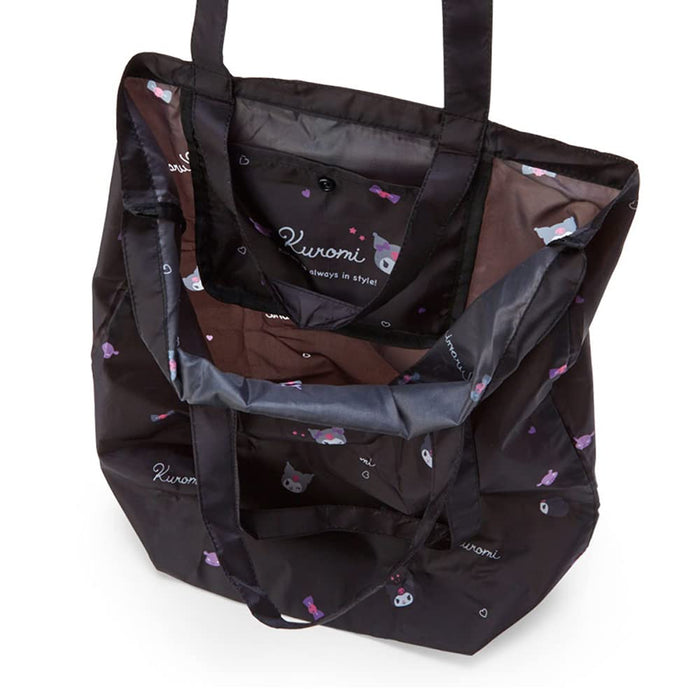 Sanrio Kuromi Eco Bag M 44x17.5x41cm Polyester Reusable Tote- Japan Figure Store - #1 Bring To You The Best Japanese Goods