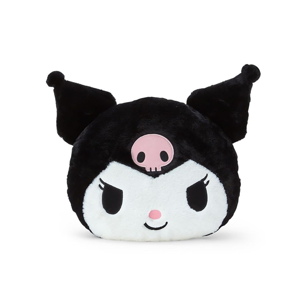 Sanrio Kuromi Face-Shaped Cushion S 272639 - Cute and Cozy Pillow- Japan Figure Store - #1 Bring To You The Best Japanese Goods