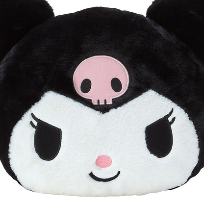 Sanrio Kuromi Face-Shaped Cushion S 272639 - Cute and Cozy Pillow- Japan Figure Store - #1 Bring To You The Best Japanese Goods