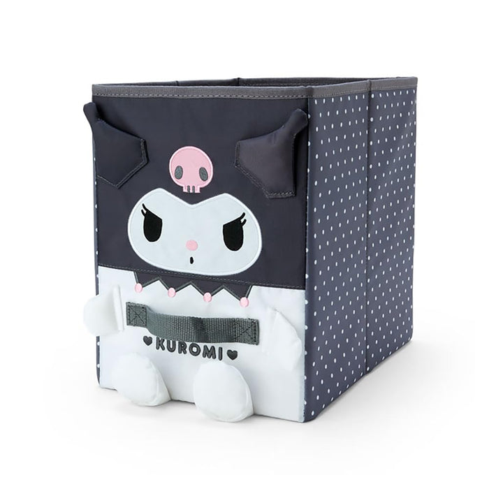 Sanrio Kuromi Folding Storage Case S 26x19x26cm - Cute Character Box- Japan Figure Store - #1 Bring To You The Best Japanese Goods