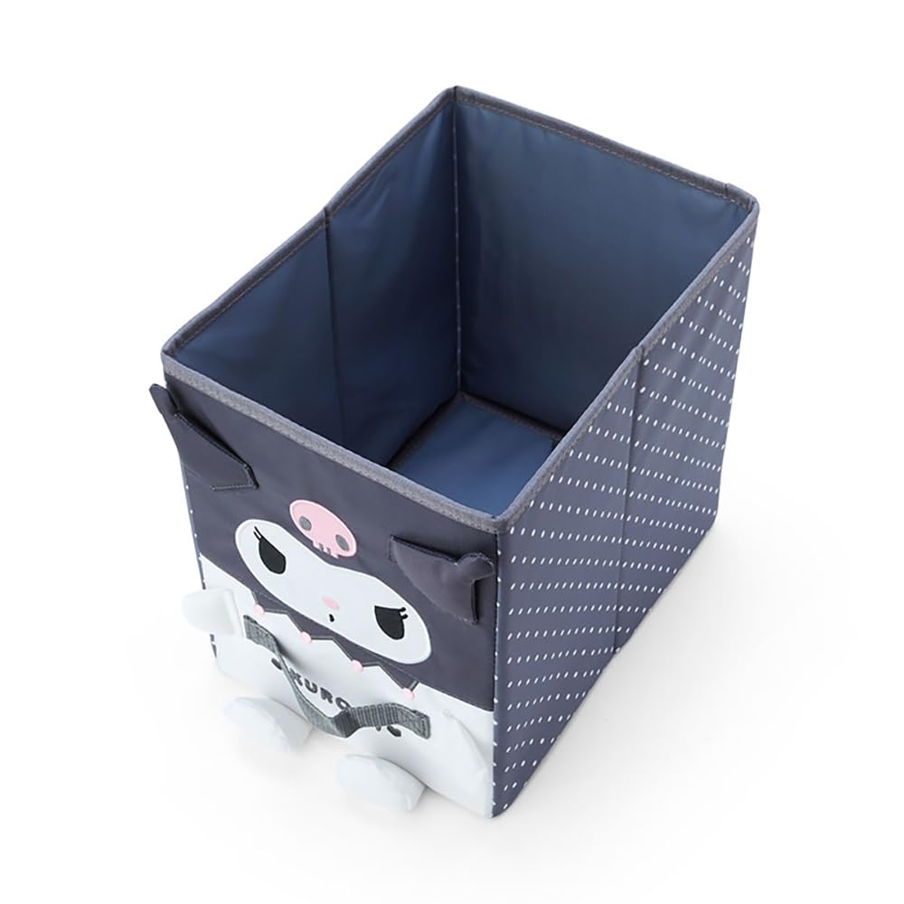 Sanrio Kuromi Folding Storage Case S 26x19x26cm - Cute Character Box- Japan Figure Store - #1 Bring To You The Best Japanese Goods