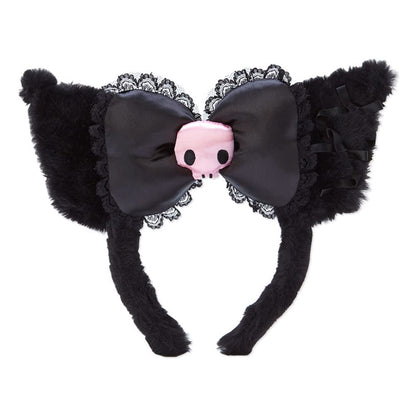 Sanrio Kuromi Headband Black Soft Plush 345253- Japan Figure Store - #1 Bring To You The Best Japanese Goods