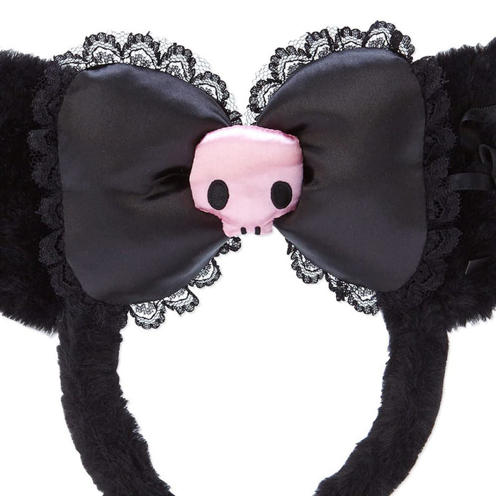 Sanrio Kuromi Headband Black Soft Plush 345253- Japan Figure Store - #1 Bring To You The Best Japanese Goods