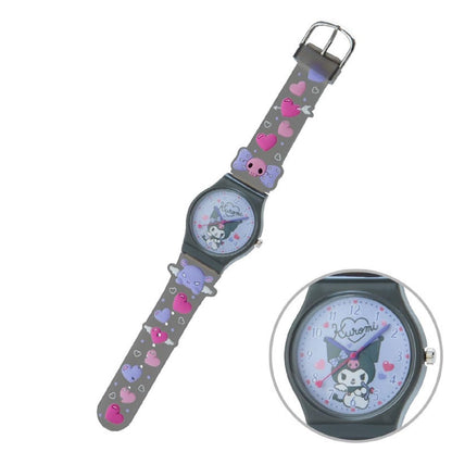 Sanrio Kuromi Rubber Watch 20.5x3.3x0.9 cm Character Design- Japan Figure Store - #1 Bring To You The Best Japanese Goods