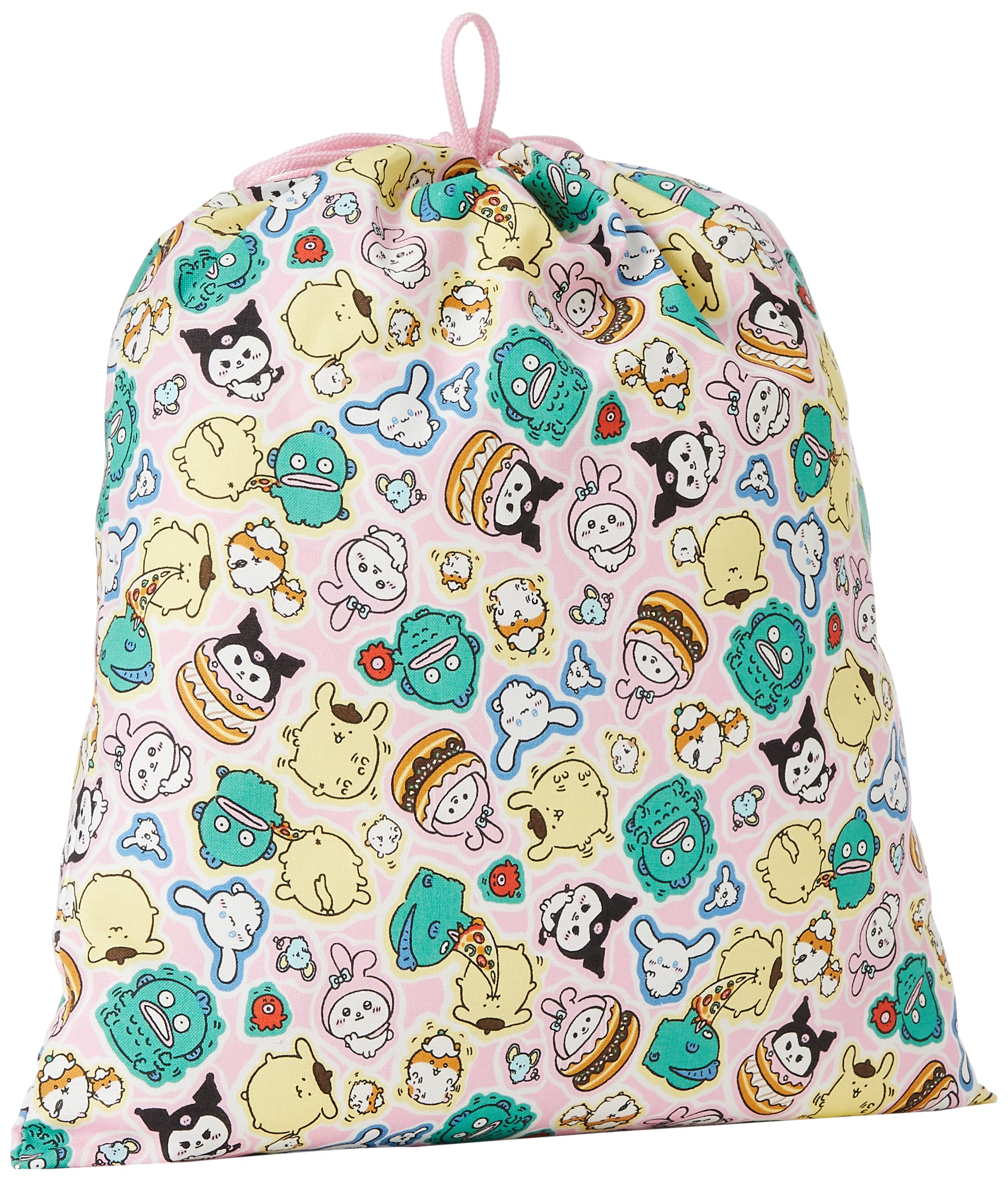 Sanrio Large Drawstring Bag Cg-2797 Pk Durable and Spacious- Japan Figure Store - #1 Bring To You The Best Japanese Goods