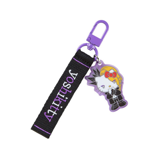 Sanrio Yoshikitty Hello Kitty Embroidered Tag Keychain 13X4X0.7cm 1st Edition- Japan Figure Store - #1 Bring To You The Best Japanese Goods