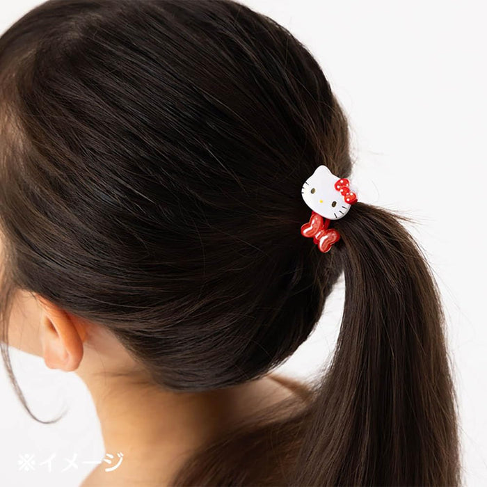 Sanrio Kuromi Black Mascot Hair Tie M - Cute & Stylish Hair Accessory- Japan Figure Store - #1 Bring To You The Best Japanese Goods