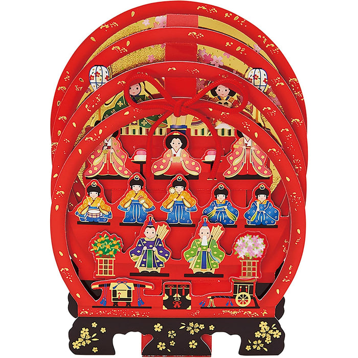 Sanrio Hinamatsuri Round Shelf Greeting Card with Overseas Shipping Available- Japan Figure Store - #1 Bring To You The Best Japanese Goods