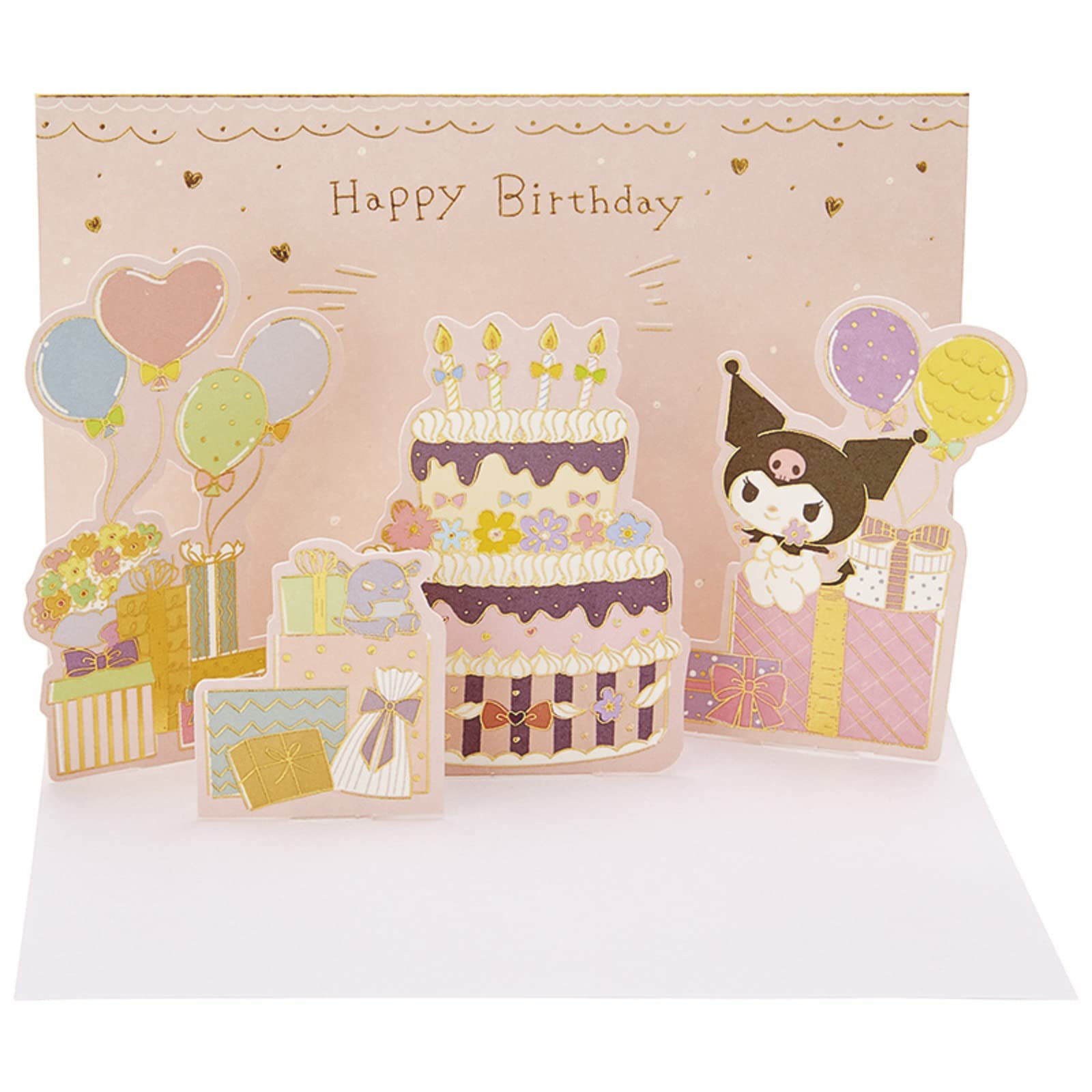 Sanrio Kuromi Cake Party Greeting Card | Overseas Shipping Available- Japan Figure Store - #1 Bring To You The Best Japanese Goods