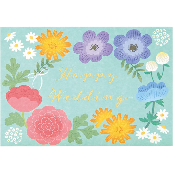 Sanrio Wedding Greeting Card with Flowers Bride and Groom - Overseas Shipping Available- Japan Figure Store - #1 Bring To You The Best Japanese Goods