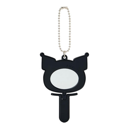Sanrio Kuromi Mini Mirror Charm Keychain - ABS Resin & Steel