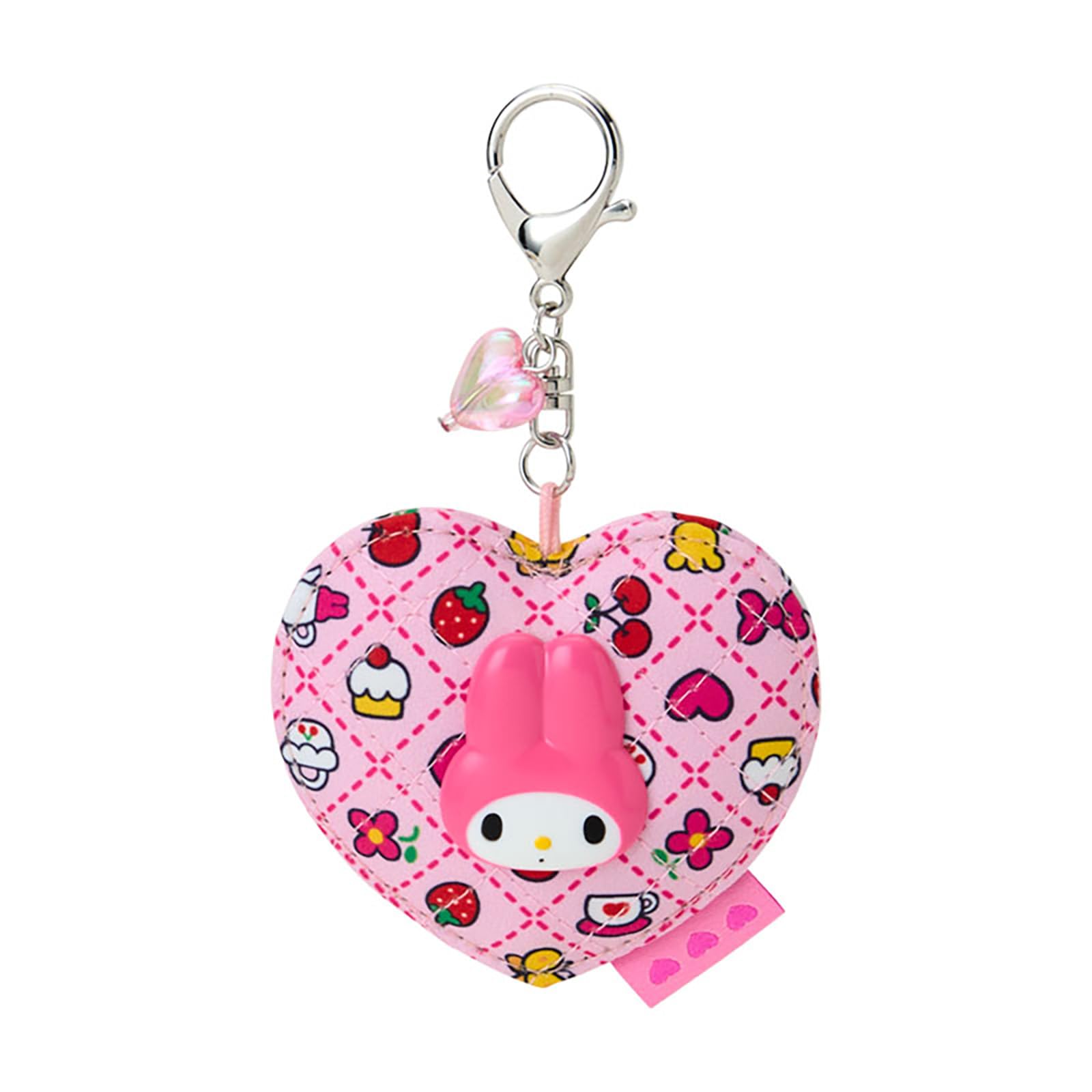 Sanrio My Melody Mirror Charm Minna No Quilt Cotton Polyester Glass Steel