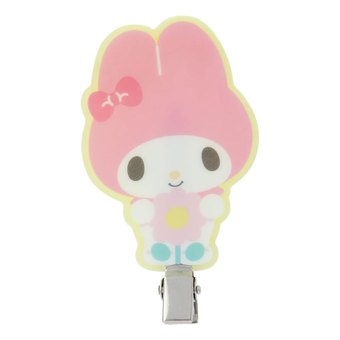 Sanrio My Melody Pastel Checker Hair Clip 5.8 x 7.7 cm- Japan Figure Store - #1 Bring To You The Best Japanese Goods