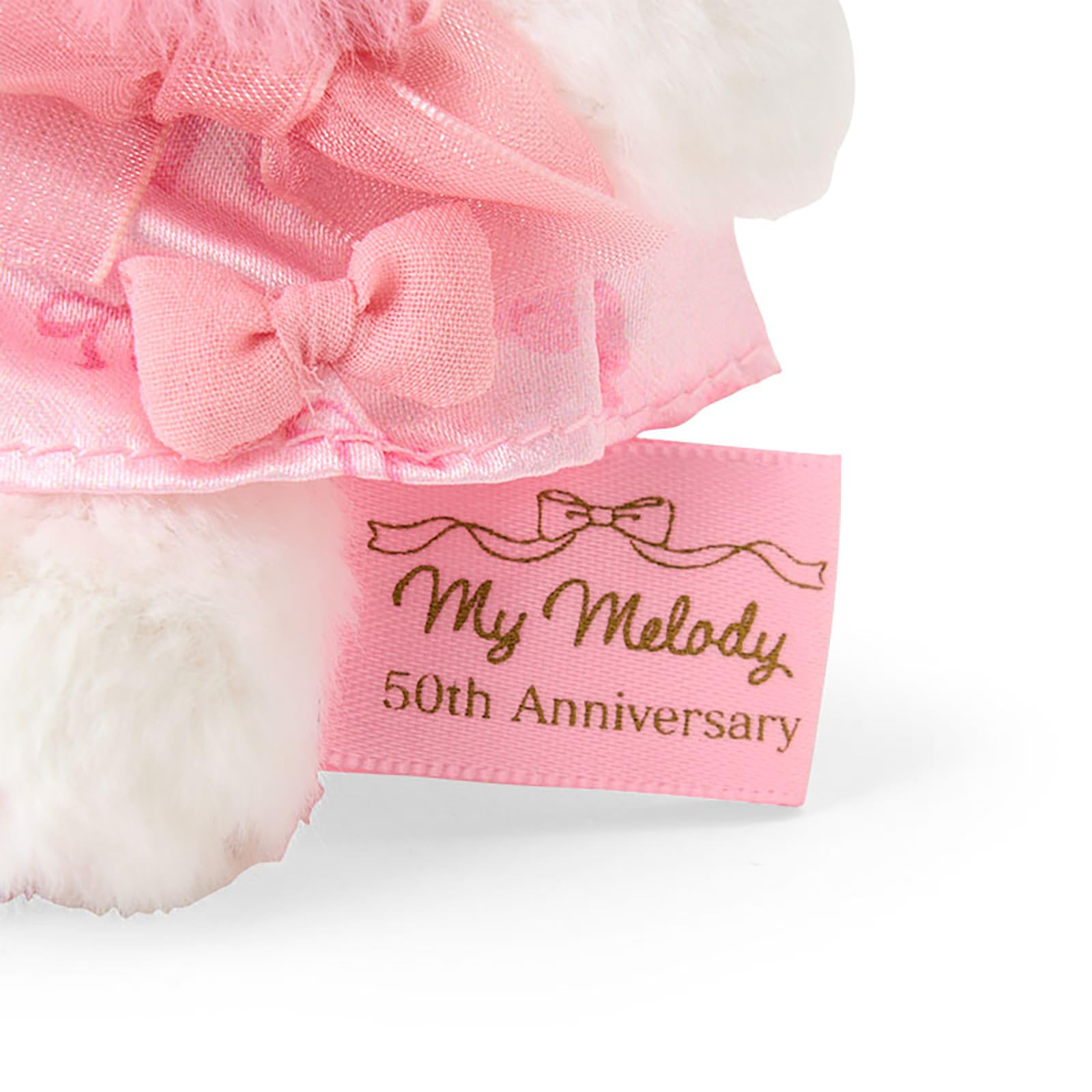 Sanrio My Melody 50th Anniversary Ribbon Plush Holder - Princess Edition- Japan Figure Store - #1 Bring To You The Best Japanese Goods