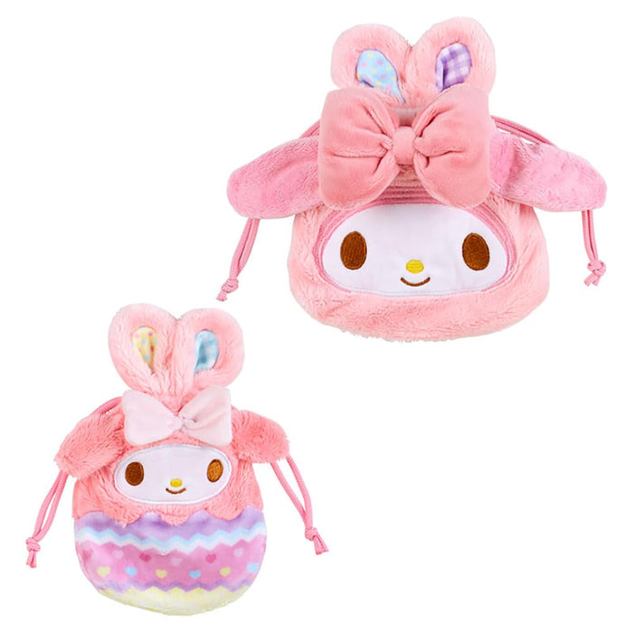 Sanrio My Melody Drawstring Bag Set of 2 - Easter Rabbit Theme 23x23x3cm- Japan Figure Store - #1 Bring To You The Best Japanese Goods
