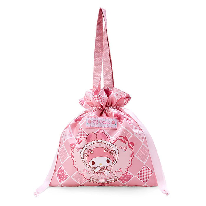 Sanrio My Melody Drawstring Tote Bag Momo Melody 824445 | Cute and Convenient- Japan Figure Store - #1 Bring To You The Best Japanese Goods