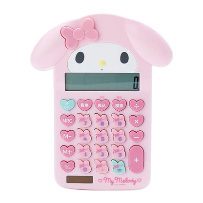 Sanrio My Melody Face-Shaped Key Calculator One Size Kawaii Gadget- Japan Figure Store - #1 Bring To You The Best Japanese Goods