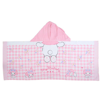 Sanrio My Melody Hooded Towel 75x120 cm - Cute Character Design for Kids- Japan Figure Store - #1 Bring To You The Best Japanese Goods