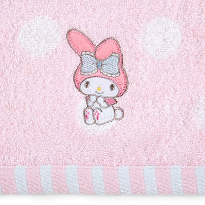 Sanrio My Melody Imabari Bath Towel Dots 100% Cotton- Japan Figure Store - #1 Bring To You The Best Japanese Goods