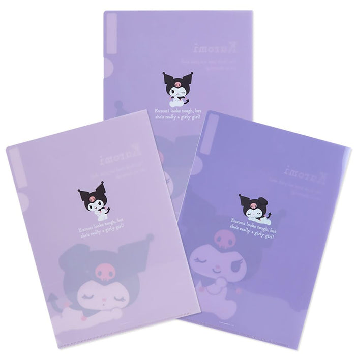 Sanrio Kuromi-Chan Character File 31x22 Cm 0.1 Cm Thickness 989975- Japan Figure Store - #1 Bring To You The Best Japanese Goods