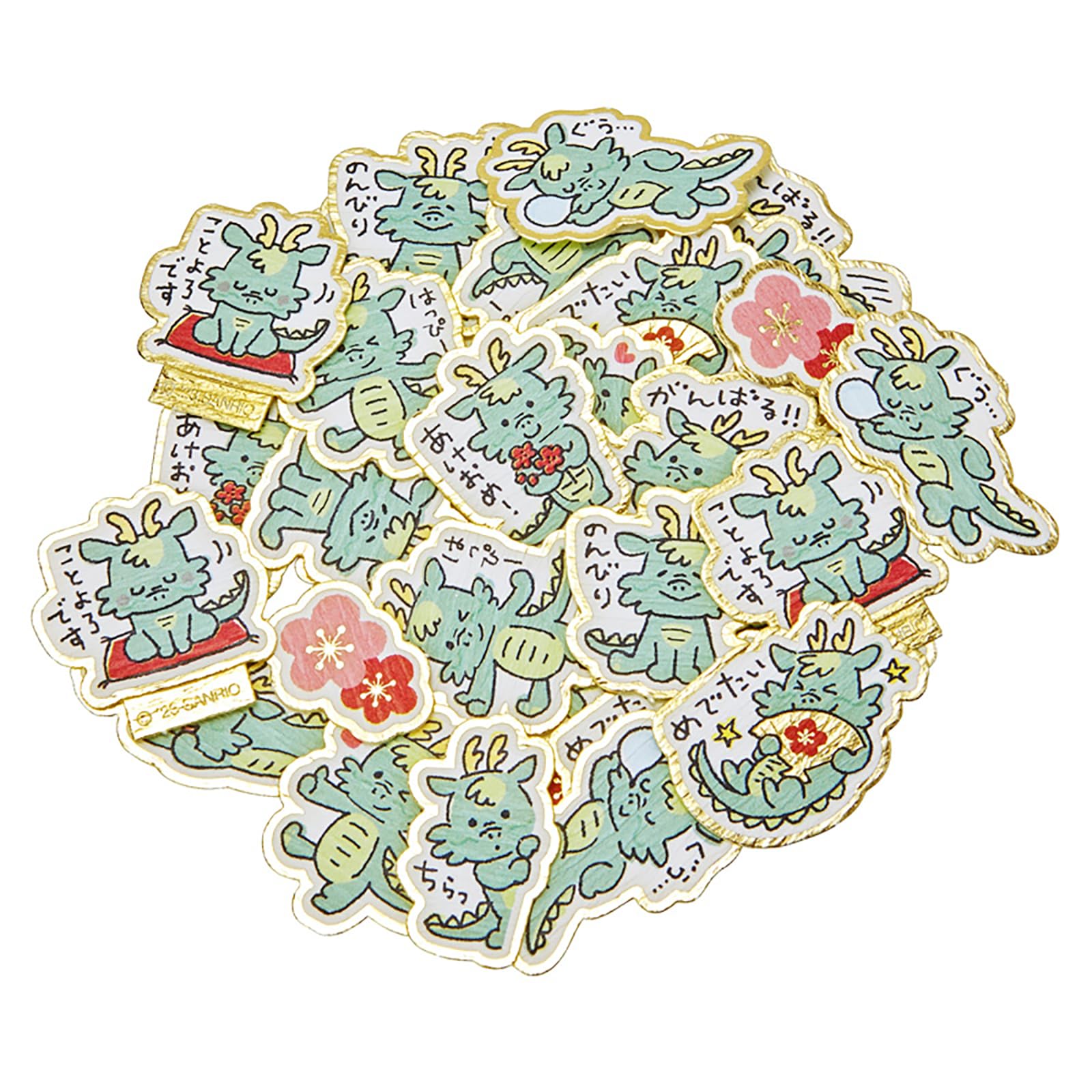 Sanrio New Year's Cards and Stickers Set – 24 Pieces- Japan Figure Store - #1 Bring To You The Best Japanese Goods