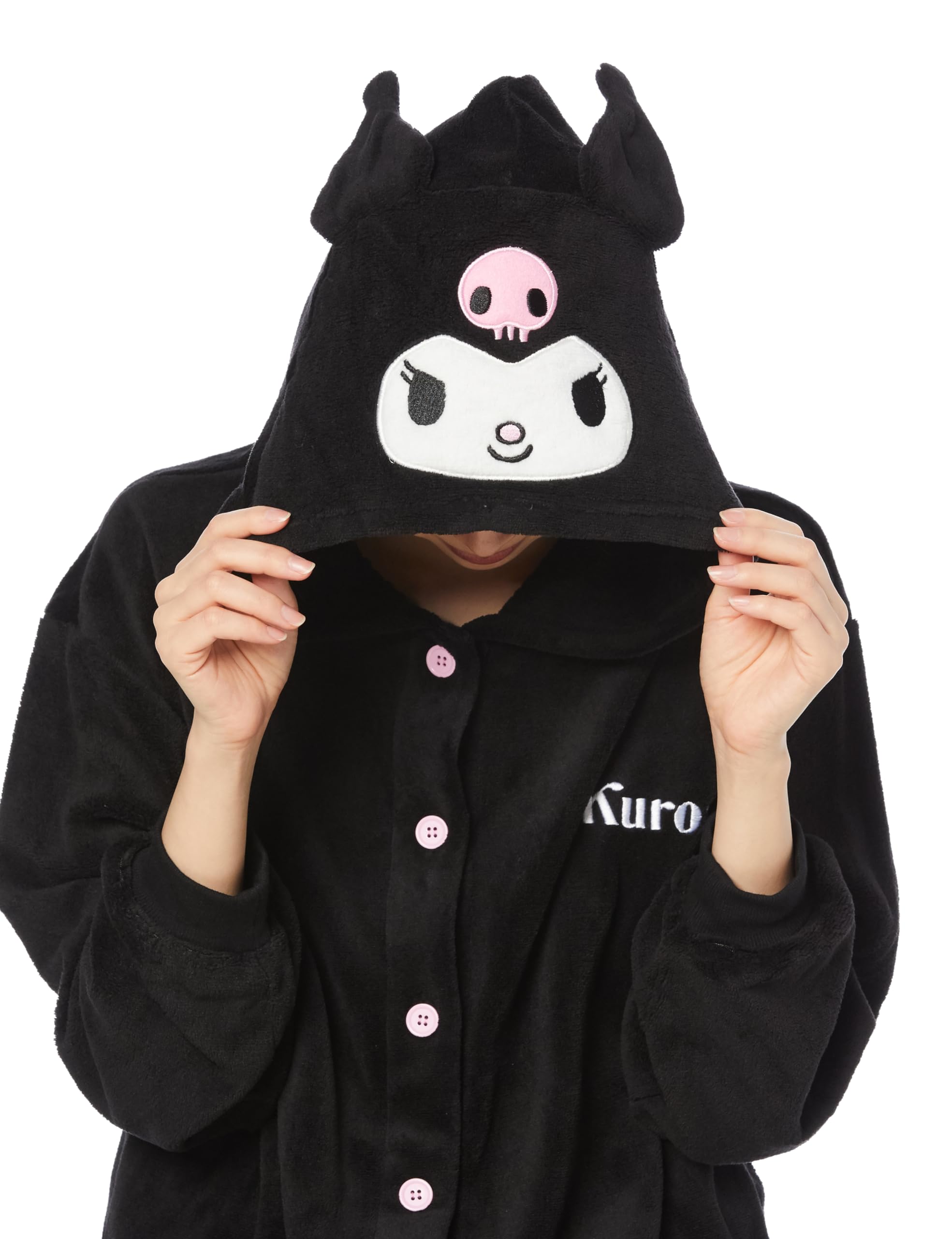 Sanrio Women's Fleece Kigurumi Pajama Set - Kuromi Cinnamoroll More- Japan Figure Store - #1 Bring To You The Best Japanese Goods
