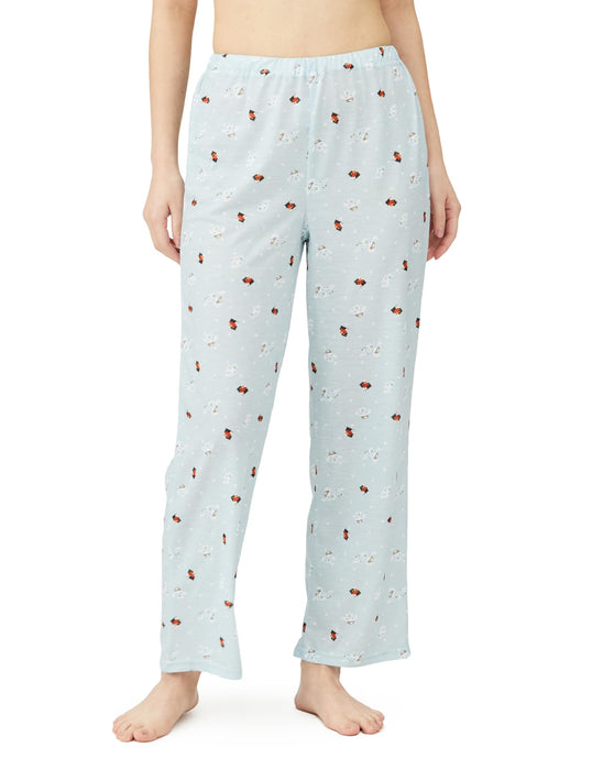 Sanrio Women's Long Sleeve Pajama Set - Blue Hangyodon Cinnamoroll Design- Japan Figure Store - #1 Bring To You The Best Japanese Goods